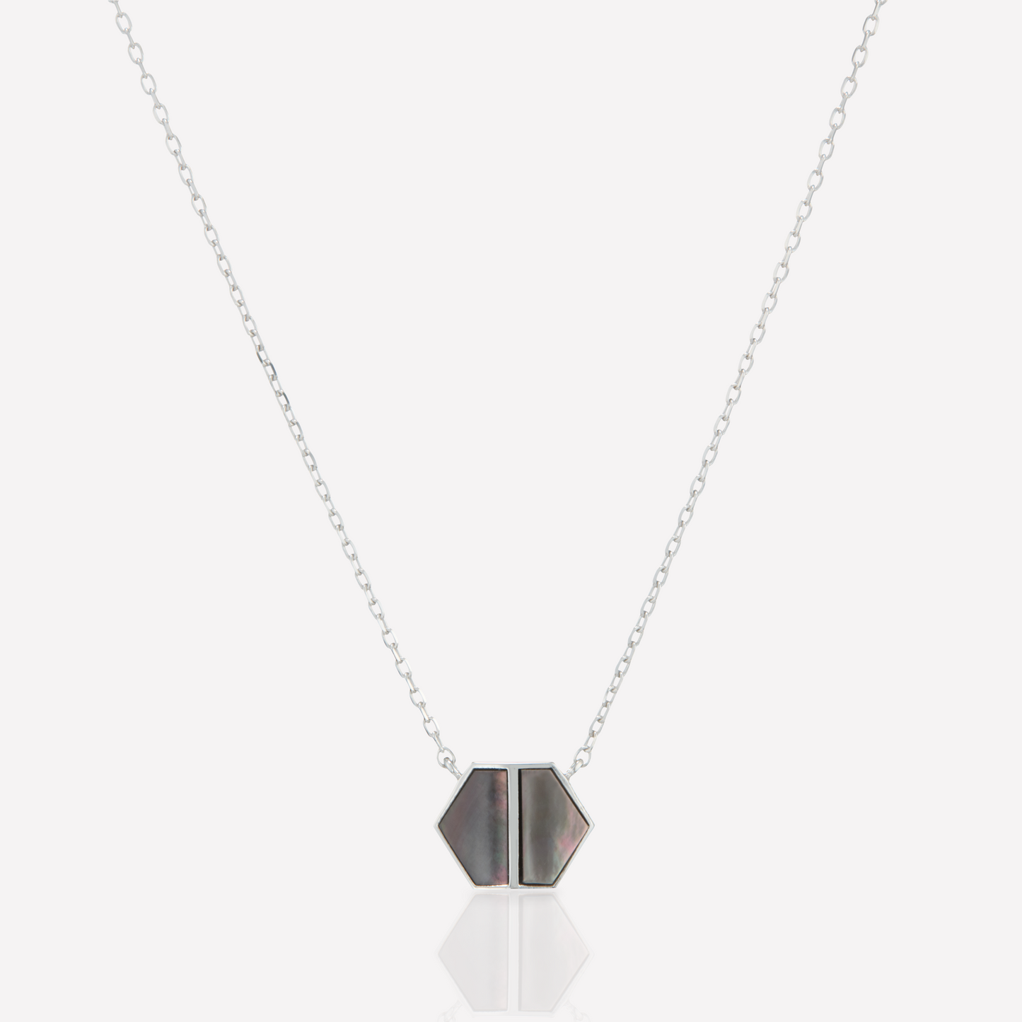 VOID Filled By You Necklace, Small, Black Nacre
