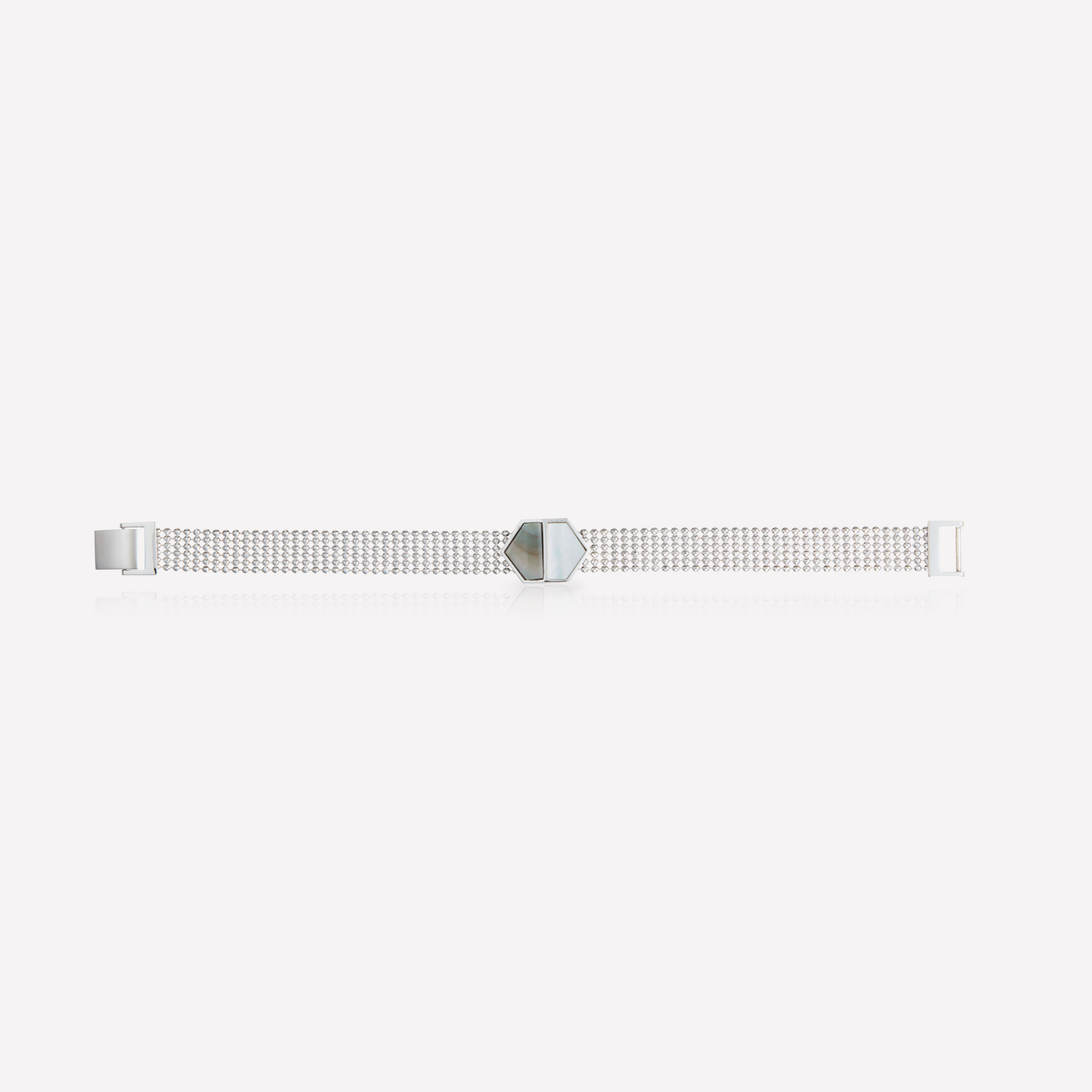 VOID Filled By You Watch Bracelet, Black & White Nacre