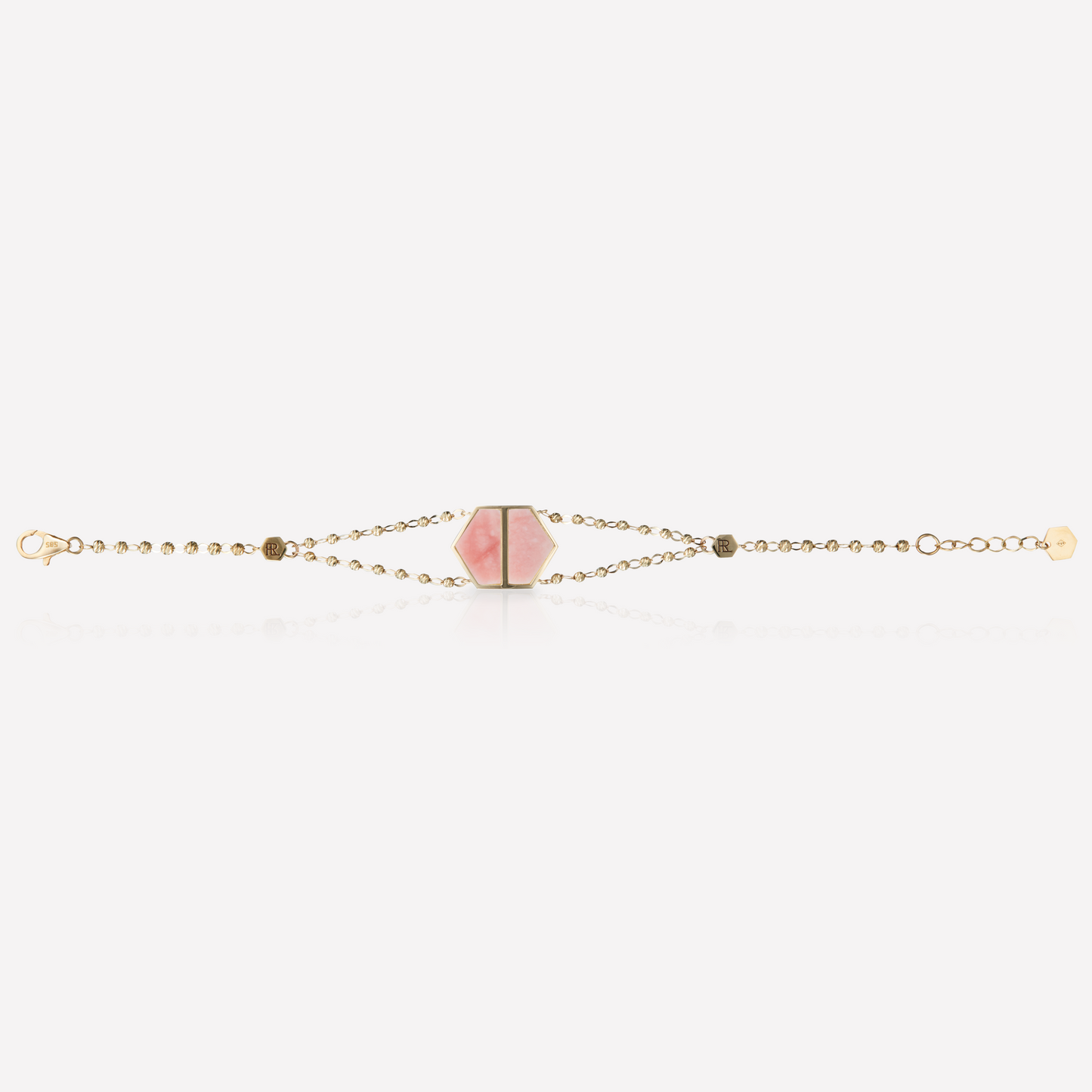 VOID Filled By You Bracelet, Large, Pink Opal