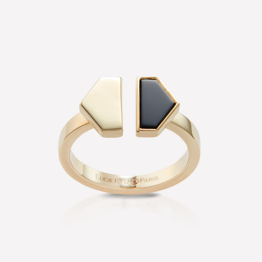 VOID Filled By You Ring, Large, Black Spinel